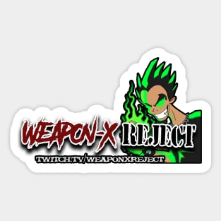 Weapon-X Reject Sticker